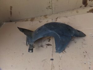 garde boue arriere gy6 139 qmb scooter baotian bt49qt 10 pouces