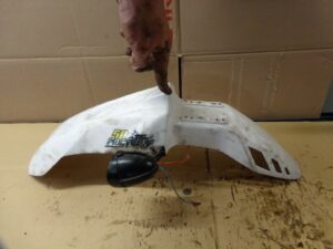 GARDE BOUE AVANT SUPER MOTARD AVEC OPTIQUE yamaha dt 50 2003 2018