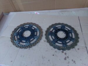 jeu de disque de frein avant kawasaki er6 650 2009 2012 sans abs