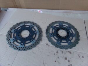 jeu de disque de frein avant kawasaki er6 650 2009 2012 sans abs