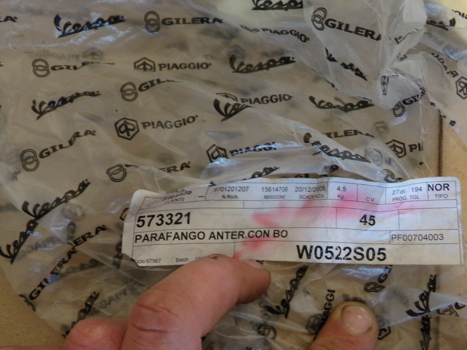 GARDE BOUE pr PIAGGIO TYPHOON et GILERA STALKER ..Ref: 573321 * NEUF – Image 3