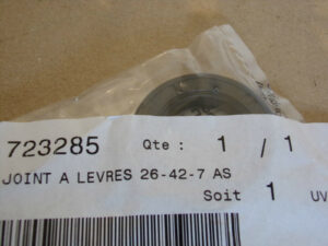 joint a levres 26 x 42x 7 26x42x7