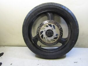 jante roue avant honda varadero 125 jc 32 2001 2006 avec pneu ok usure 30%