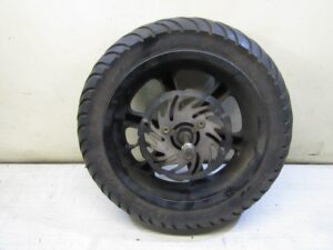 roue jante avant scooter ride race gt 50 2 temps 2008 2018 pneu usure 40 %  |