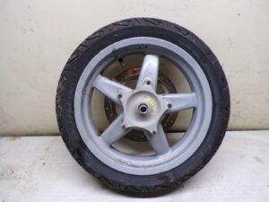jante roue avant avec pneus piaggio x8 125 2004 2008 |