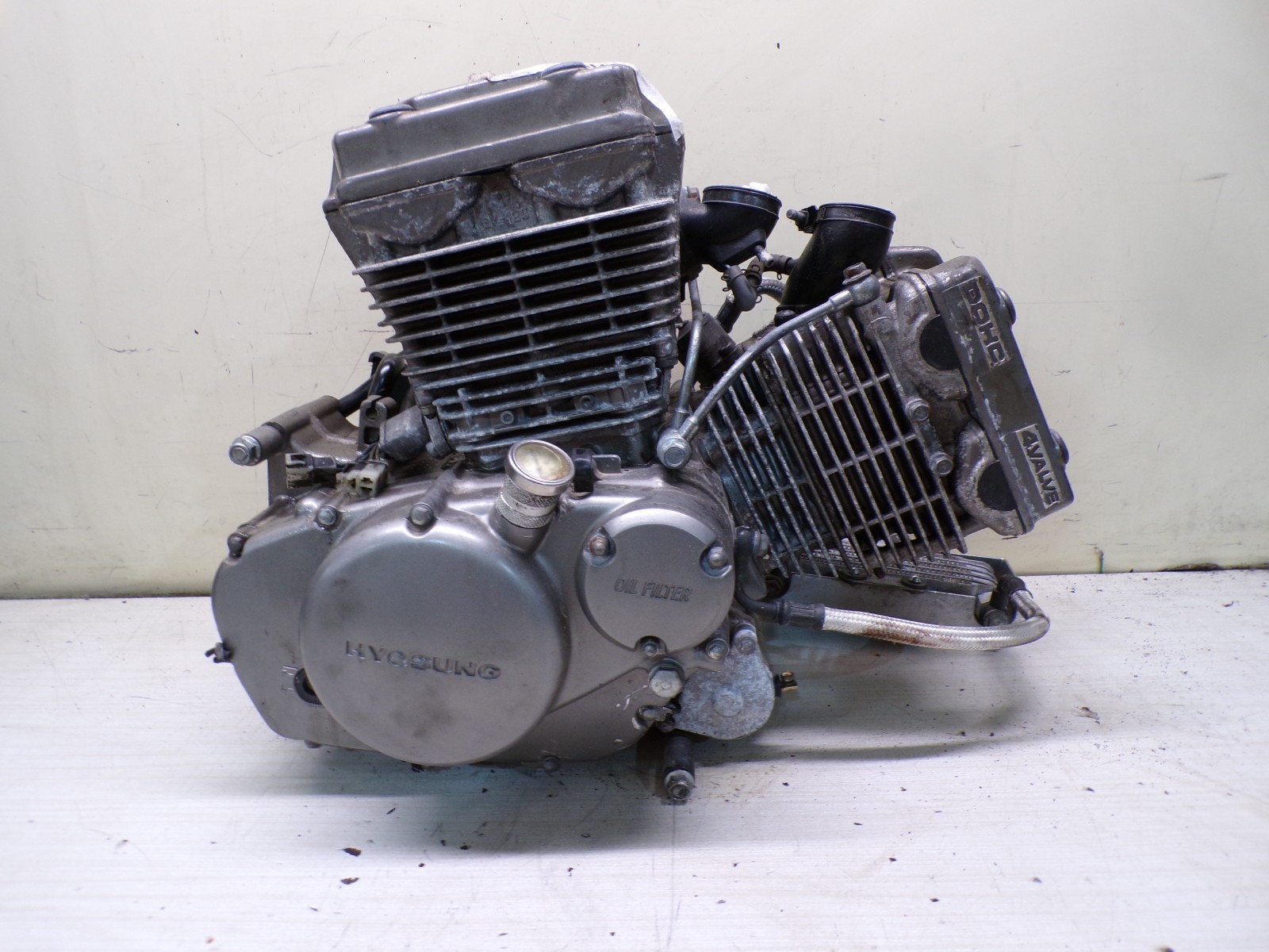 moteur hyosung comet 125 2004 2008 modele a car13800 km sans pipe ni alternateur | – Image 2